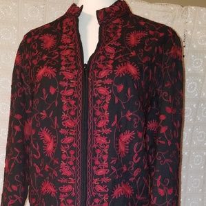 100% Wool Embroidered Coldwater Creek